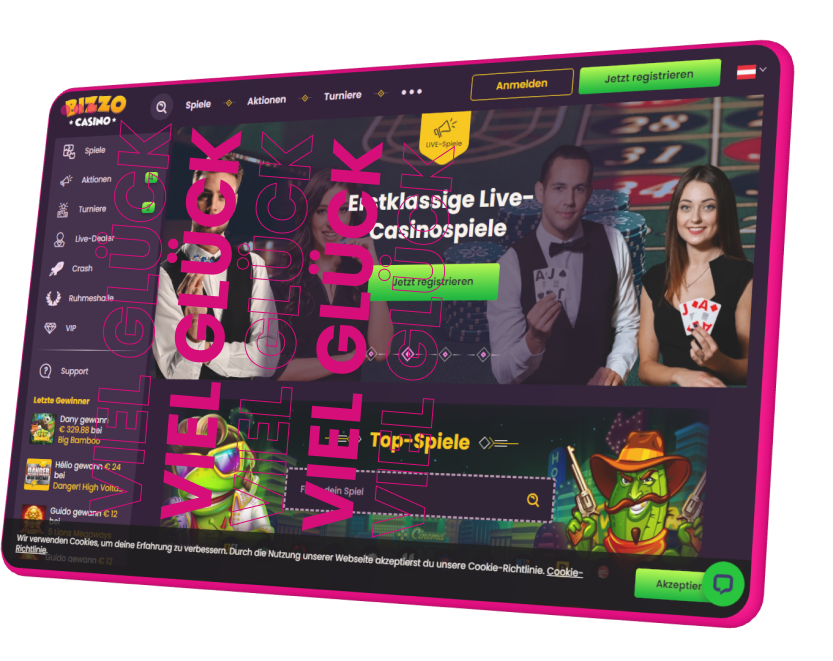 Virtuelle Casinospiele Bizzo Casino